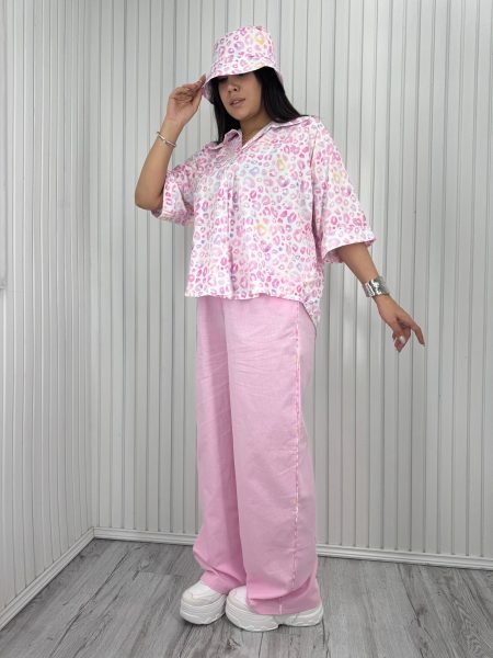 ست 3تیکه فانتزی طرح پلنگی