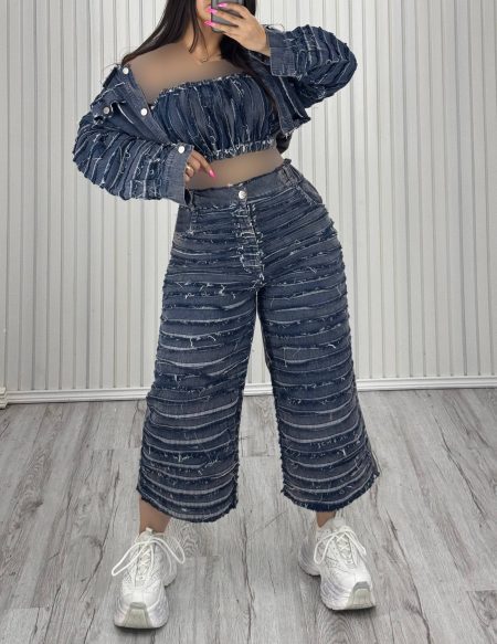 ست 3‌تیکه فول ریش Balenciaga