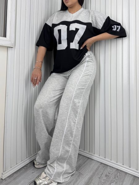 ست تی‌شرت و شلوار 07 طوسی