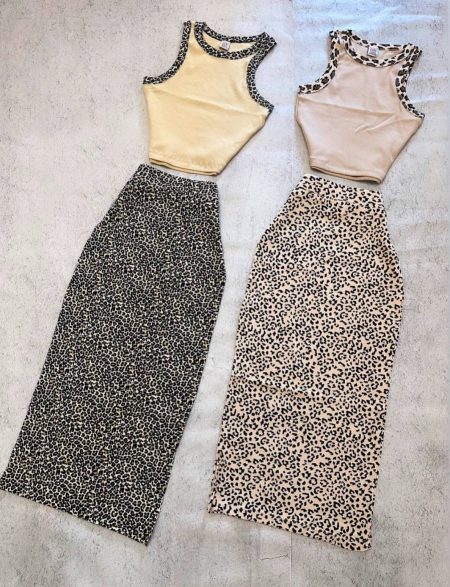 ست کراپ و دامن پلنگی (3)