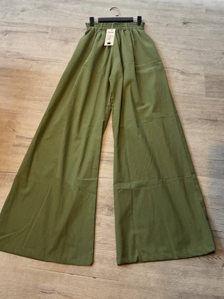 شلوار بگ ساده Seif سبز