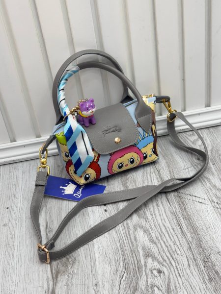 مینی کیف LABUBU طوسی آبی