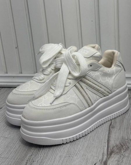 ونس GUCCI نگینی سفید