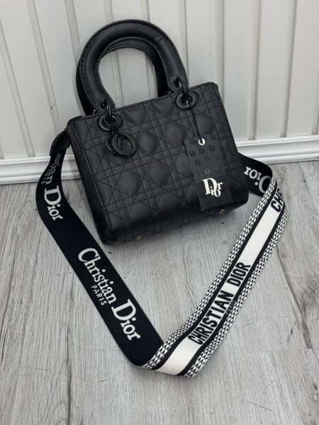 کیف صندوقی Dior سایز بزرگ مشکی