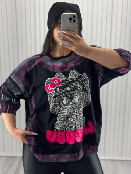 تی‌شرت براش LABUBU مشکی