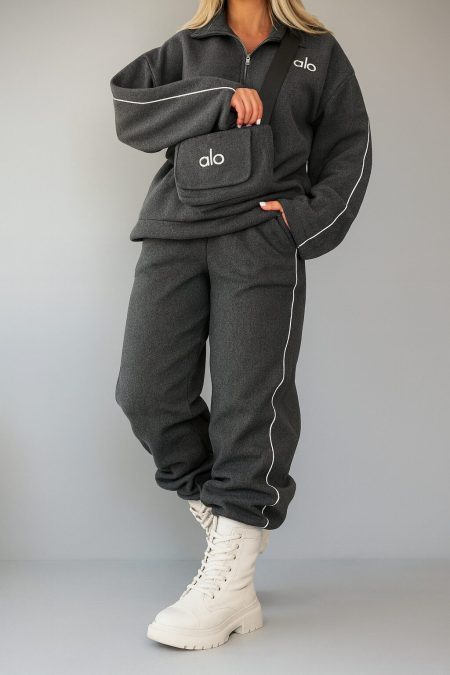 ست 3تیکه کیف‌دار روناک ALO ذغالی