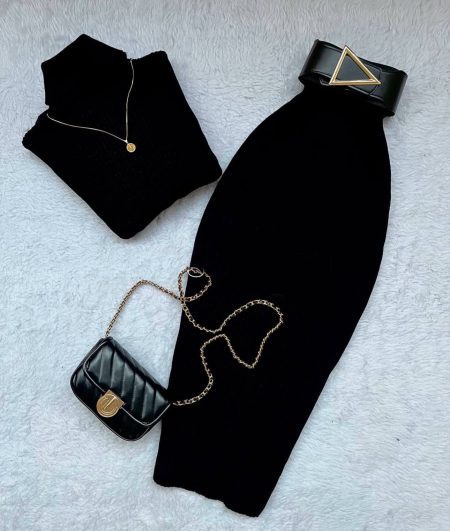 ست بافت TANGO مشکی