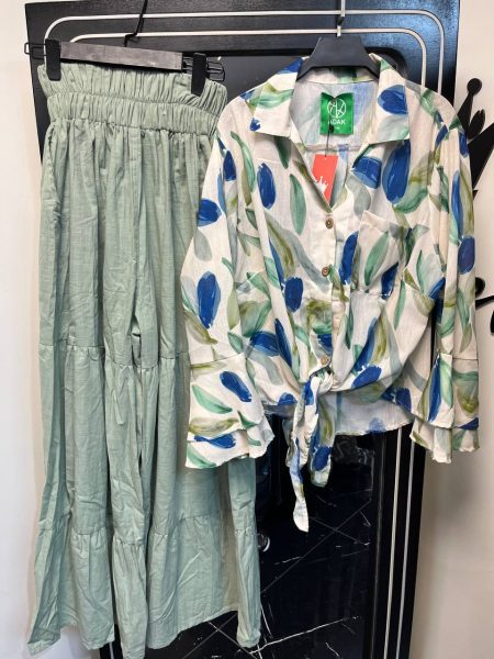 ست رز آبرنگی AK سبز