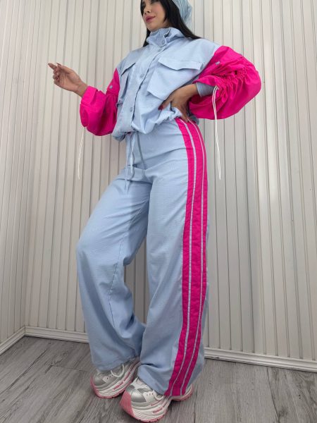 ست سویشرت و شلوار Mania آبی