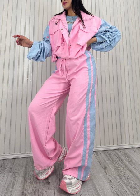 ست سویشرت و شلوار Mania صورتی