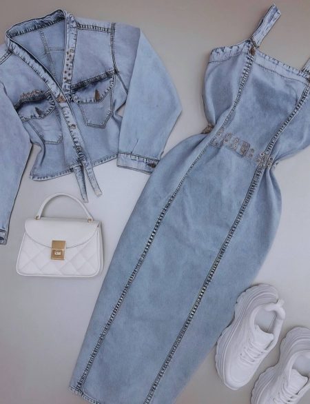 ست کت و سارافون یخی