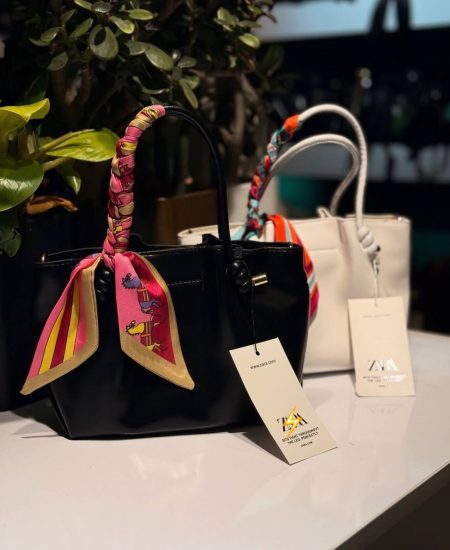 مینی کیف پاسپورتی ZARA شال‌دار (2)