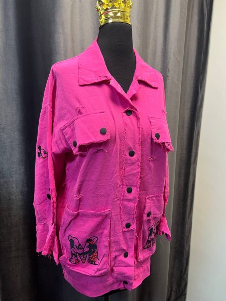 کت جیب ریش Mickey Mouse صورتی