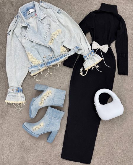 کت زاپ‌دار DENIM یخی