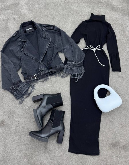 کت زاپ‌دار JACK ذغالی