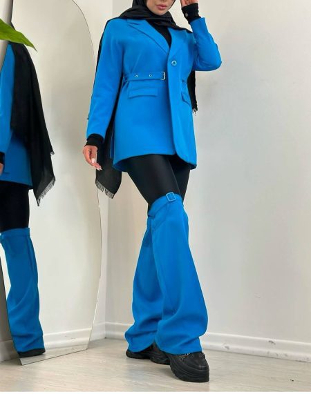 کت کمربندی مخفی آبی