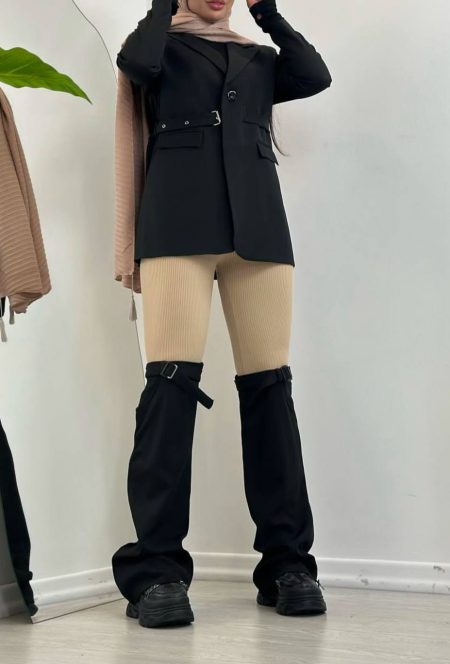 کت کمربندی مخفی مشکی