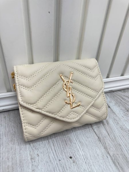 کیف پاکتی YSL کرم