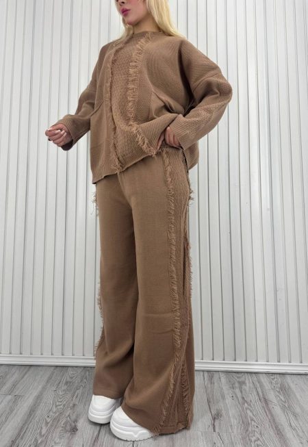 ست بافت بلوز شلوار