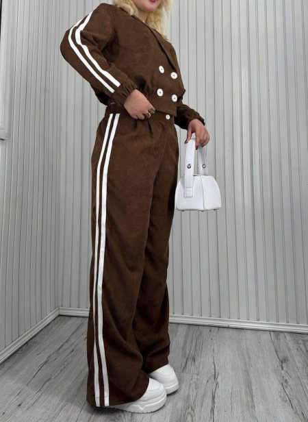 ست دخترانه قهوه ای