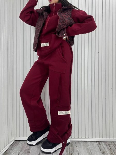 ست رنگ زرشکی