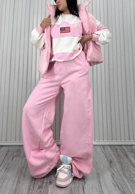 ست رنگ صورتی روشن