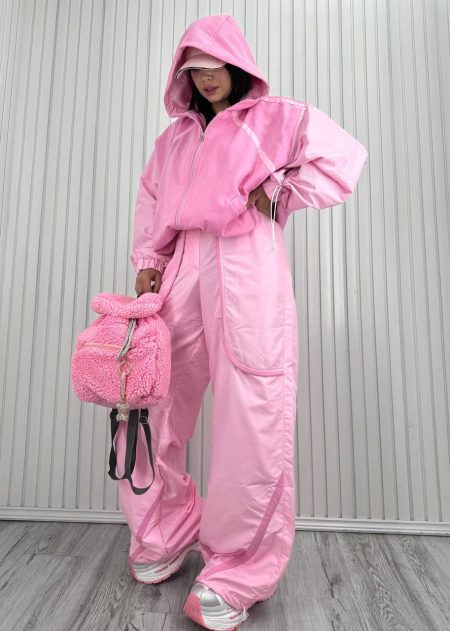 ست رنگ صورتی روشن