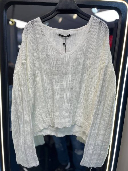 پلیور زنانه سفید