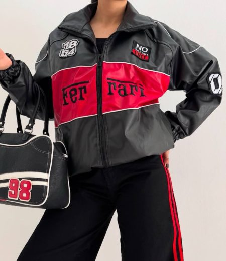 کاپشن چرم دخترانه