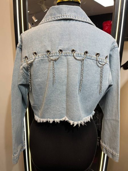 کت جین دخترانه آبی