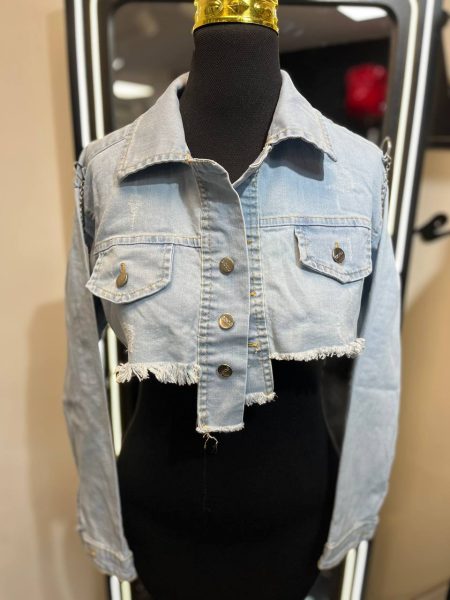 کت جین دخترانه کوتاه