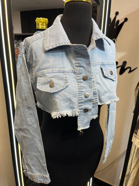 کت جین کوتاه زنانه