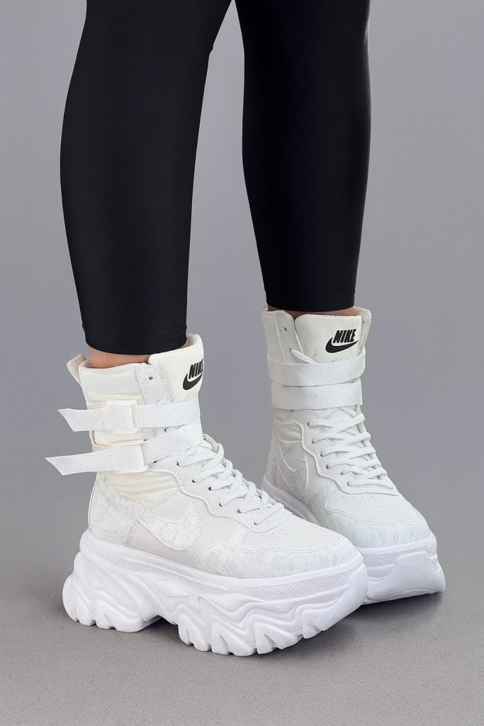 کتونی ساقدار NIKE سفید