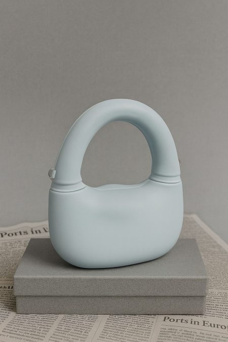 کیف مجلسی دمبلی آبی آسمانی