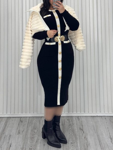 پیراهن بافت زنانه