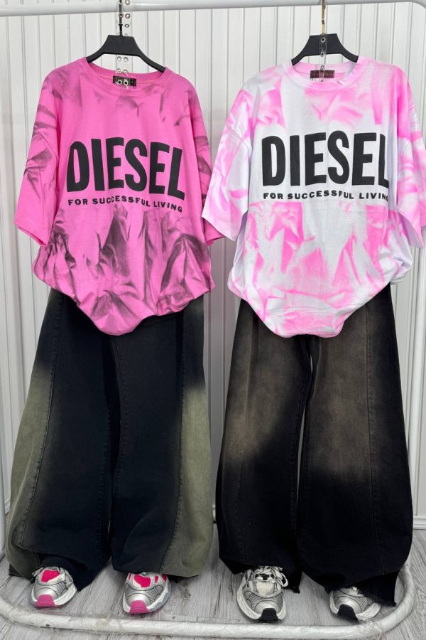 تی شرت آبرنگی diesel