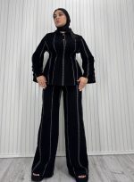 شومیز شلوار بگ کثیف دوز 002011368 - Image 2