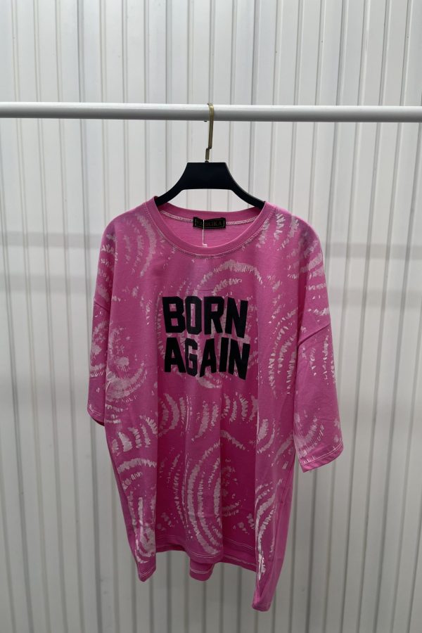 تی‌شرت Born Again صورتی