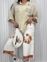 ست سه تیکه MIU MIU کرم