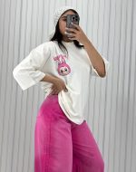 تی‌شرت Kind Labubu سفید
