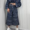ست 3‌تیکه فول ریش Balenciaga آبی