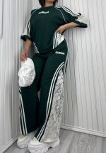 ست تی‌شرت و شلوار گیپور Balenciaga سبز