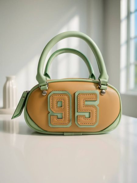 مینی کیف 95 سبز قهوه‌ای