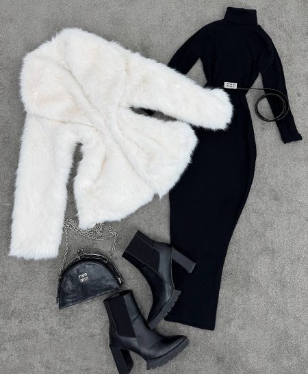 پالتو خز Aylin سفید