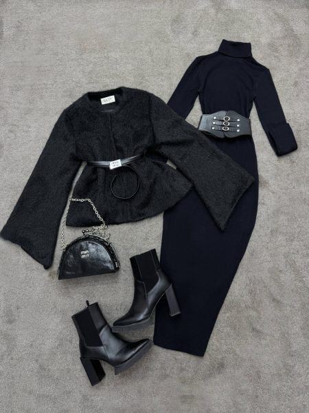 کت کوتاه آویسا مشکی