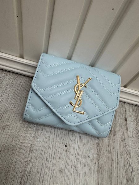 کیف پاکتی YSL آبی