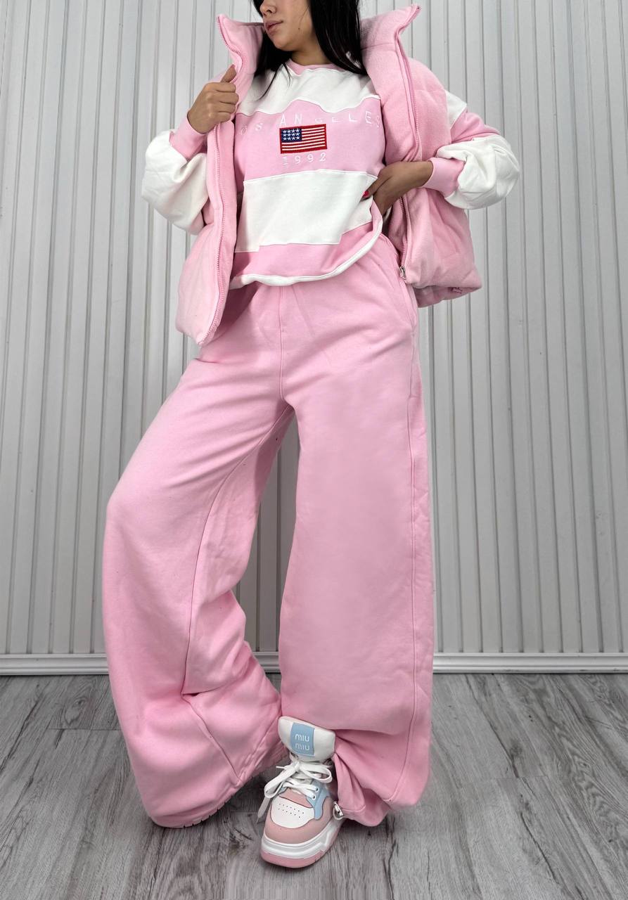 ست رنگ صورتی روشن