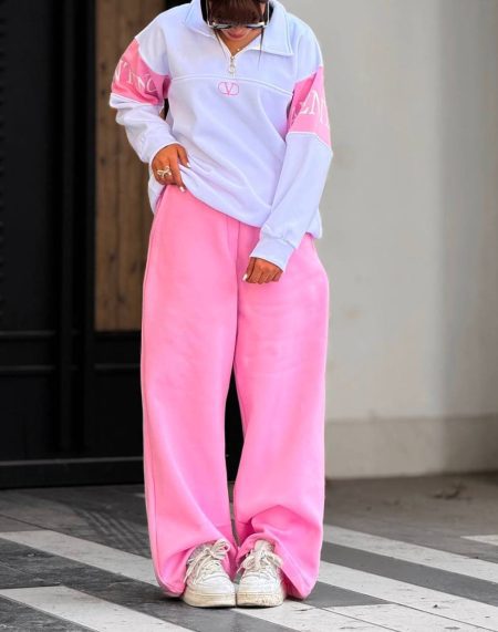 ست رنگ صورتی روشن