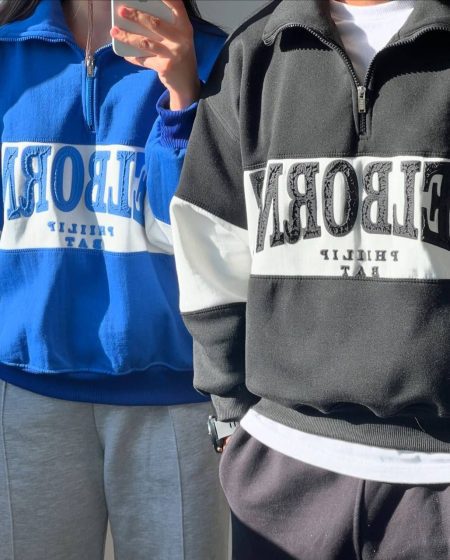 سویشرت نیم زیپ