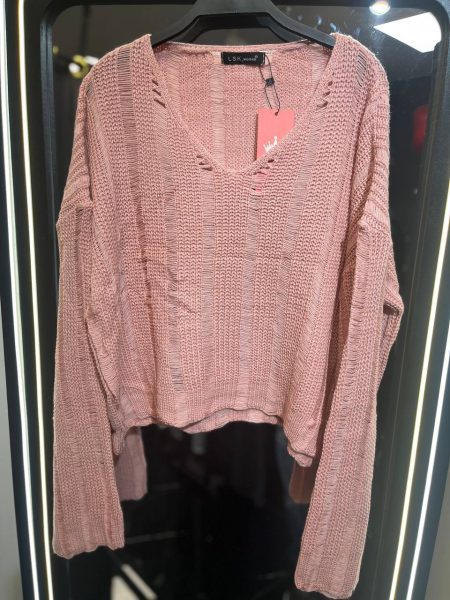 پلیور زنانه گلبهی